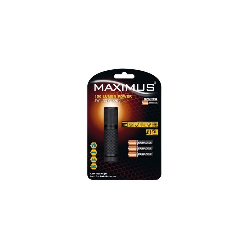 Maximus Lampe torche maximus gomme 3w 100lm