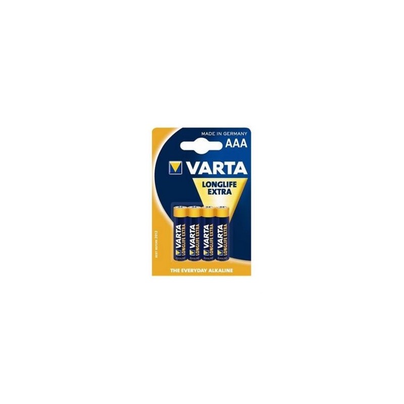 Varta Pile alcaline Longlife LR03/AAA blister de 4