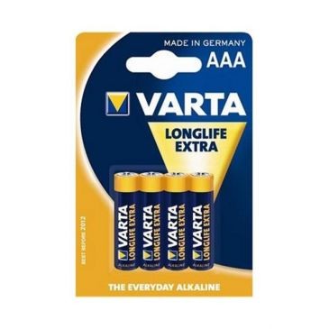 Varta Pile alcaline Longlife LR03/AAA blister de 4