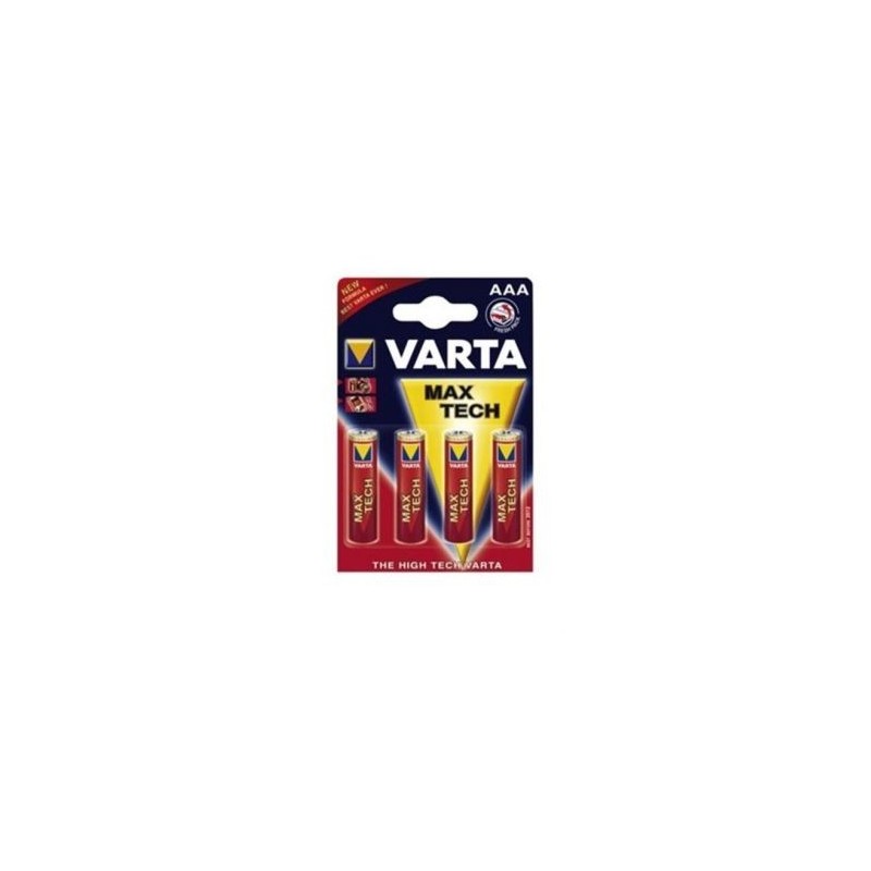 Varta Pile alcaline Longlife Max Power LR03/AAA blister de 4