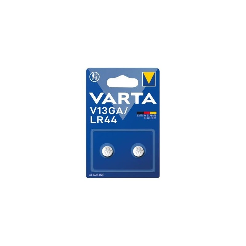 Varta Pile électronique alcaline LR44 V13GA blister de 2