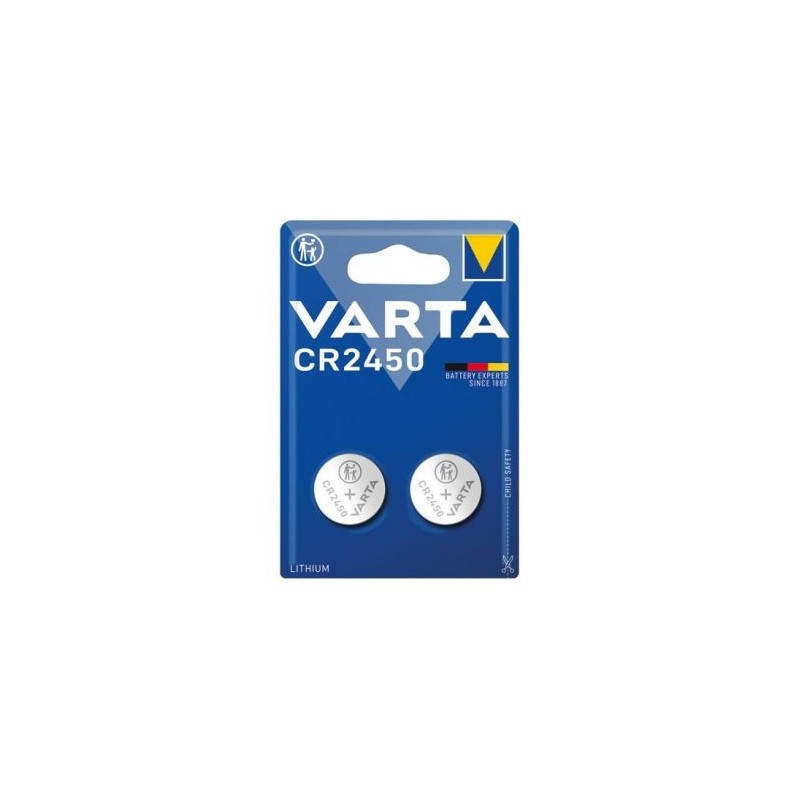 Varta Pile lithium bouton CR2450 blister de 2
