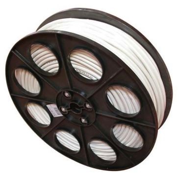 Electraline Câble H05VVF 3x1.5 125m blanc 1/2 touret