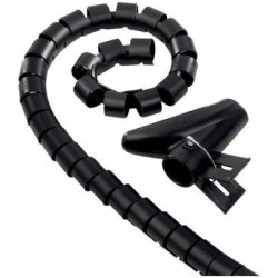 Gaine cache cable noir 1.8m