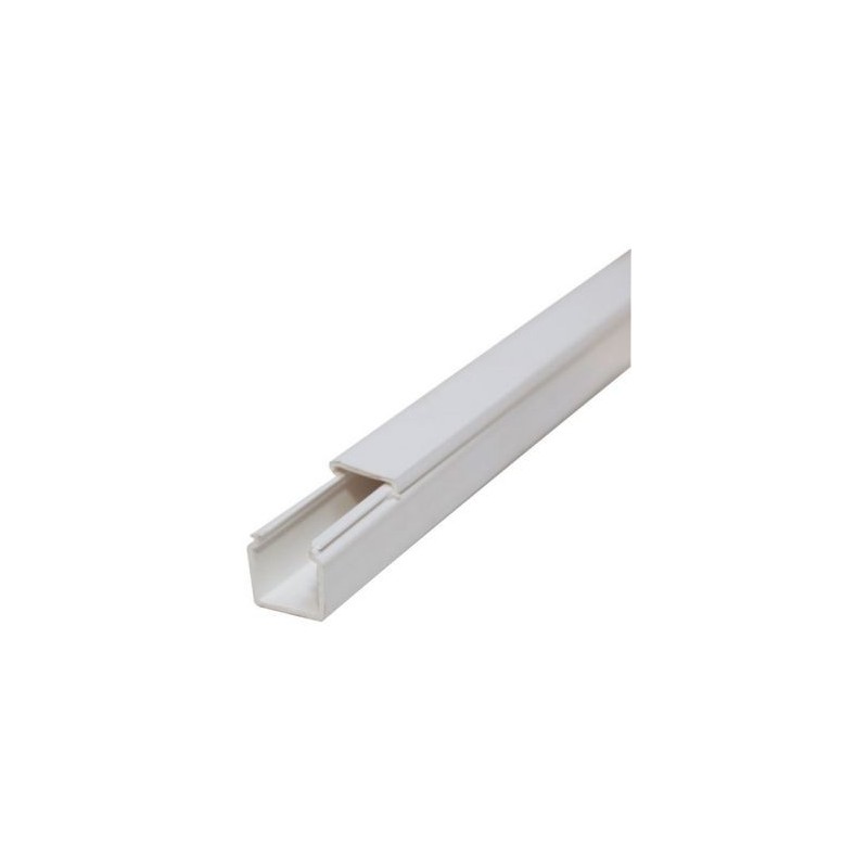 Electraline Moulure câble 20x20 blanche 2m