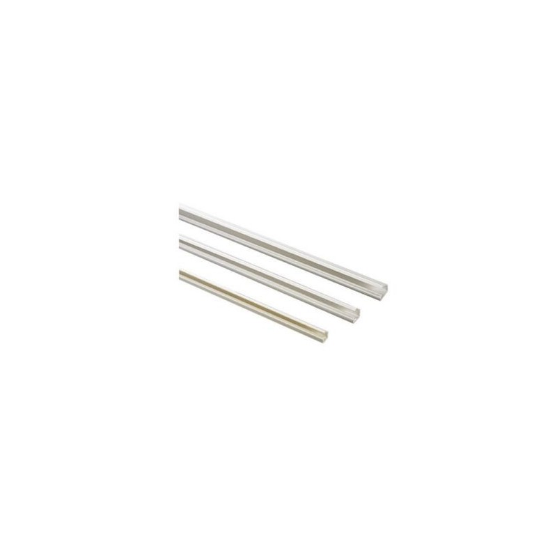Electraline Moulure câble adhésive 15x10 blanche 2m