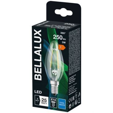 LEDVANCE Bellalux led clair flamme e14 3.25w froid 250lm