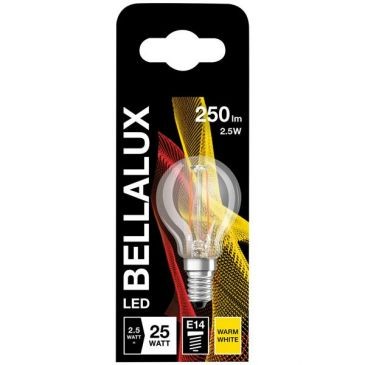 LEDVANCE Bellalux led clair sphère e14 3w chaud 200lm