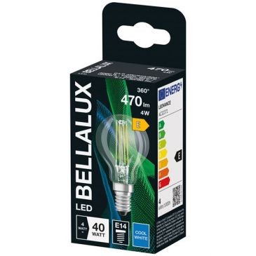 LEDVANCE Bellalux led clair sphère e14 4W froid 470lm