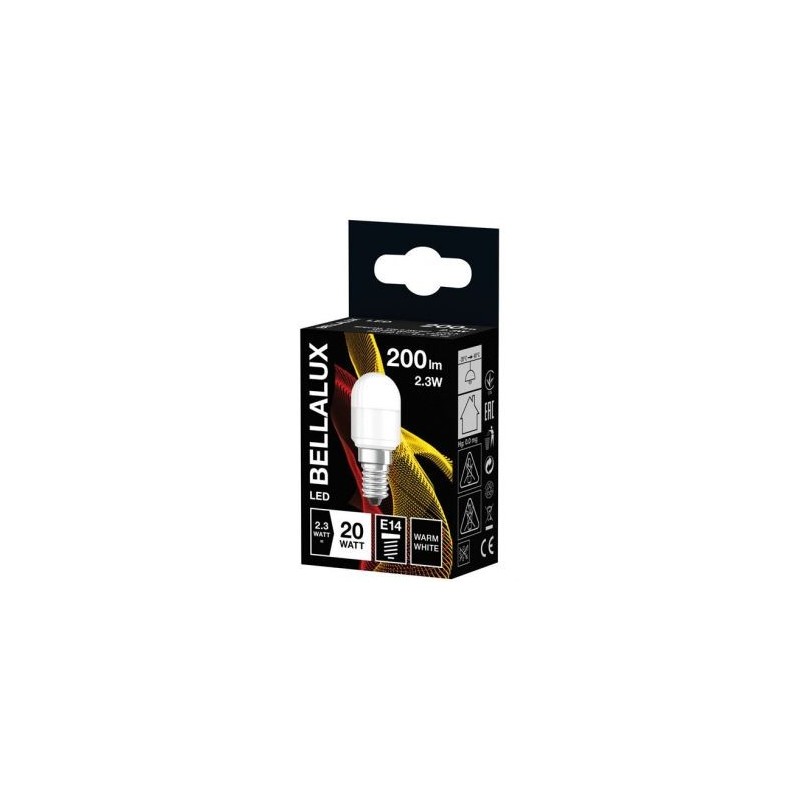 LEDVANCE Bellalux led dépoli mini tube e14 2.3w chaud 200lm