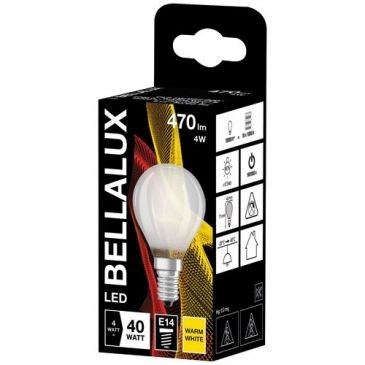 LEDVANCE Bellalux led dépoli sphere e14 4W chaud 470lm