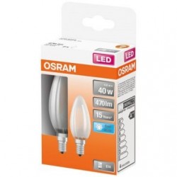Led flamme verre dépoli 4w...