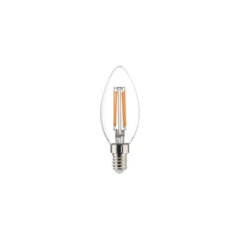 SYLVANIA Led flamme filament e14 4.5w 420lm 2700k boite x 4