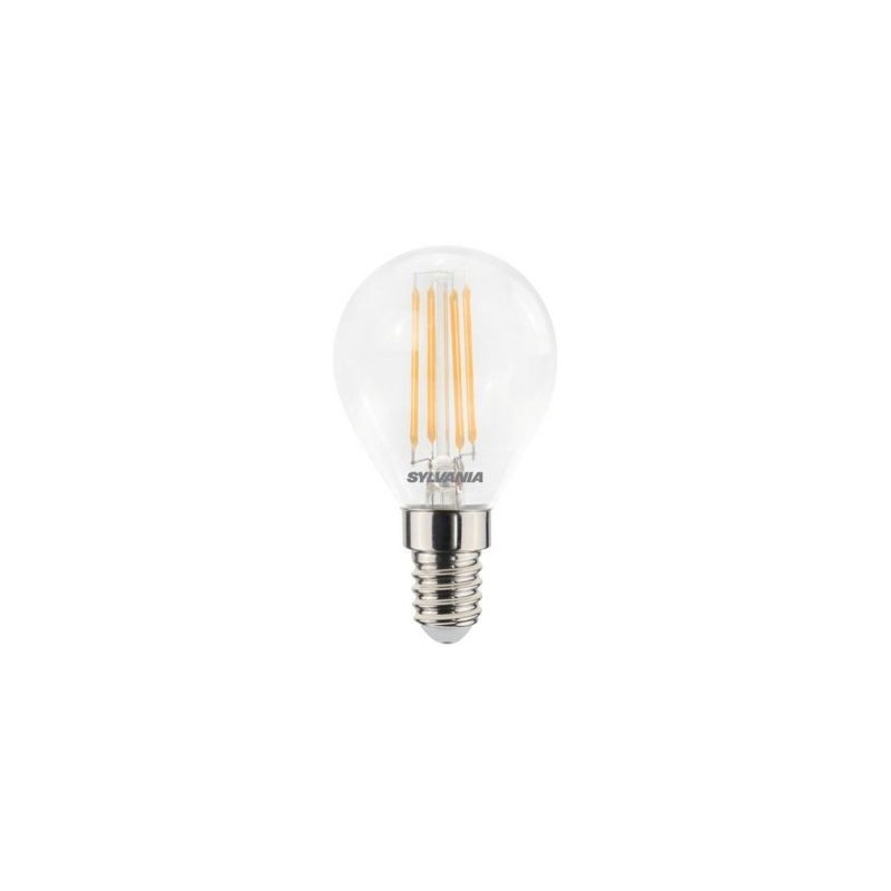 SYLVANIA Led sphére filament e14 4.5w 470lm 2700k blanc confort boite