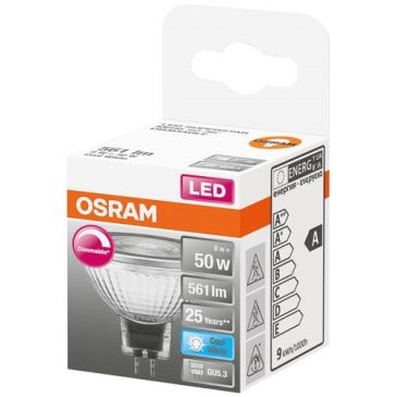 OSRAM Spot mr16 led 36 verre variable 8w gu5.3 561lm frd bte 1