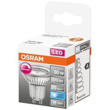 OSRAM Spot par16 led 120 verre variable 8.3w gu10 575lm frd bte 1