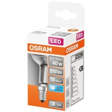 OSRAM Spot r50 led verre clair 2.6w e14 210lm 4000K frd bte 1