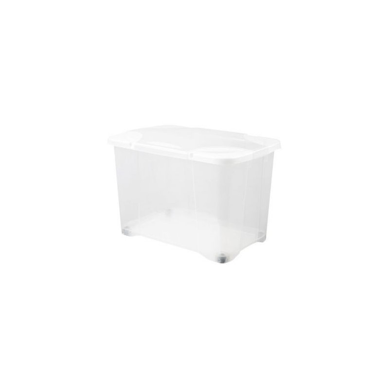 Eda Coffre Clip box 60l naturel avec roulettes