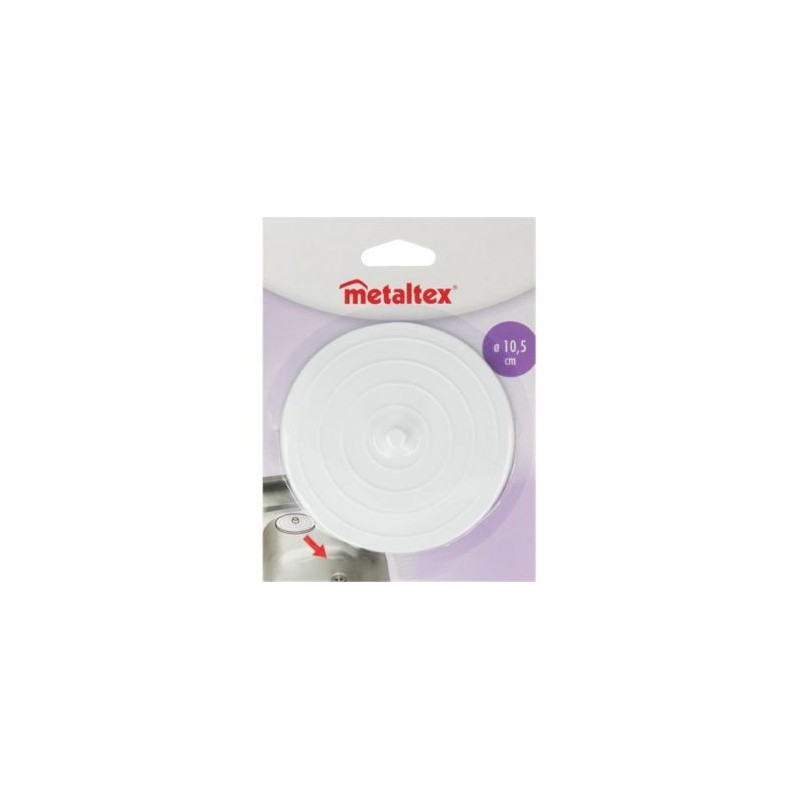 Metaltex Bouche évier caoutchouc d10.5cm 297550