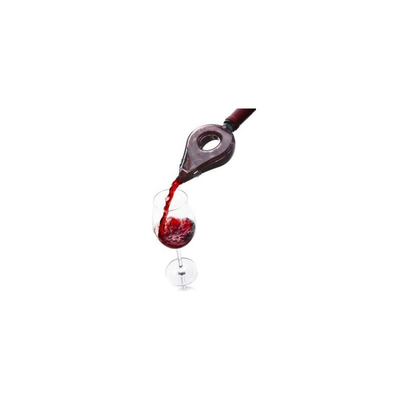 Vacuvin Aérateur à vin noir translucide