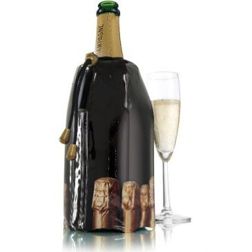 Vacuvin Refroidisseur/Rafraîchisseur à Champagne Motif Bouchons de Champagne