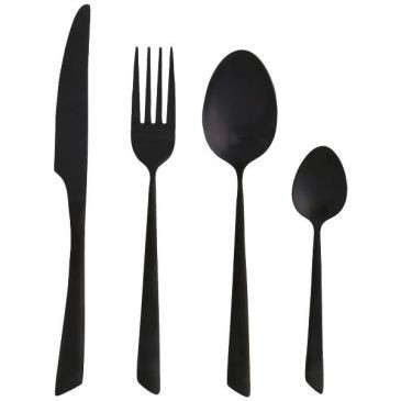 DUBOST COLAS PRADEL Ménagère 16 pièces Delta Black Finish