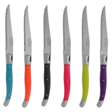 DUBOST COLAS PRADEL Coffret 6 couteaux steack Laguiole Tonic Mix