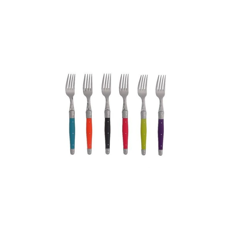 DUBOST COLAS PRADEL Coffret 6 fourchettes Laguiole Tonic Mix