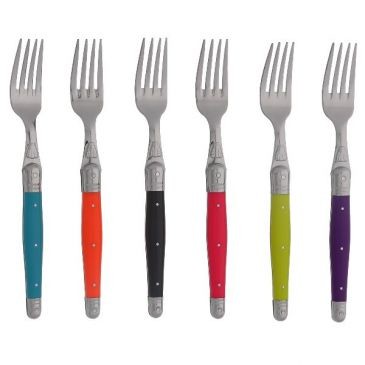 DUBOST COLAS PRADEL Coffret 6 fourchettes Laguiole Tonic Mix