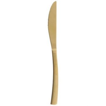 DUBOST COLAS PRADEL Couteau de table Jet doré