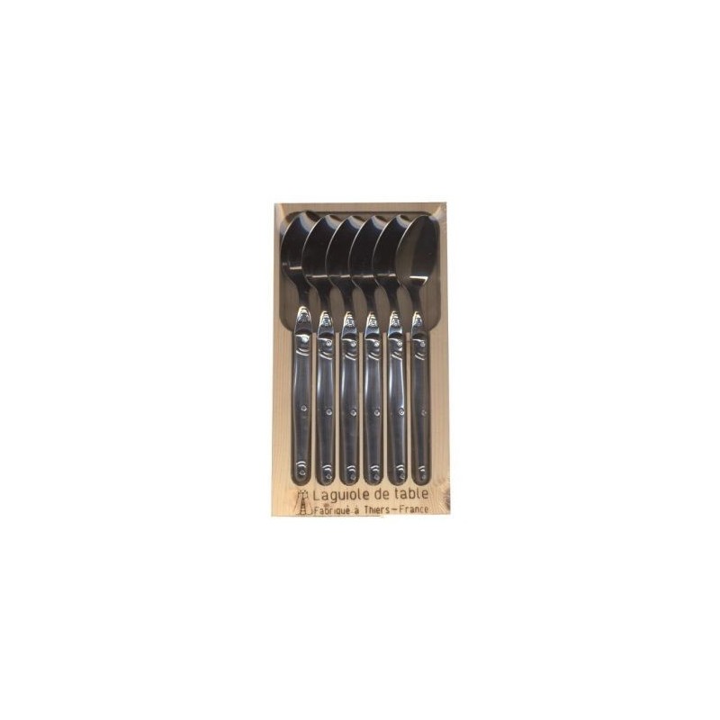 DUBOST COLAS PRADEL Coffret de 6 cuillères Laguiole inox