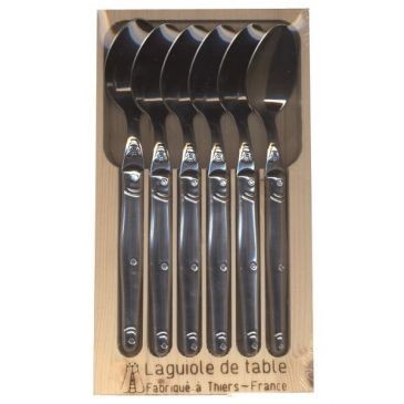 DUBOST COLAS PRADEL Coffret de 6 cuillères Laguiole inox