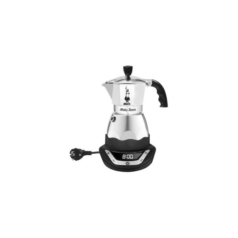 BIALETTI Cafetière électrique timer 3 tasses Moka