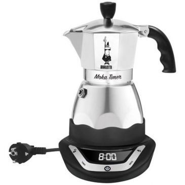 BIALETTI Cafetière électrique timer 3 tasses Moka