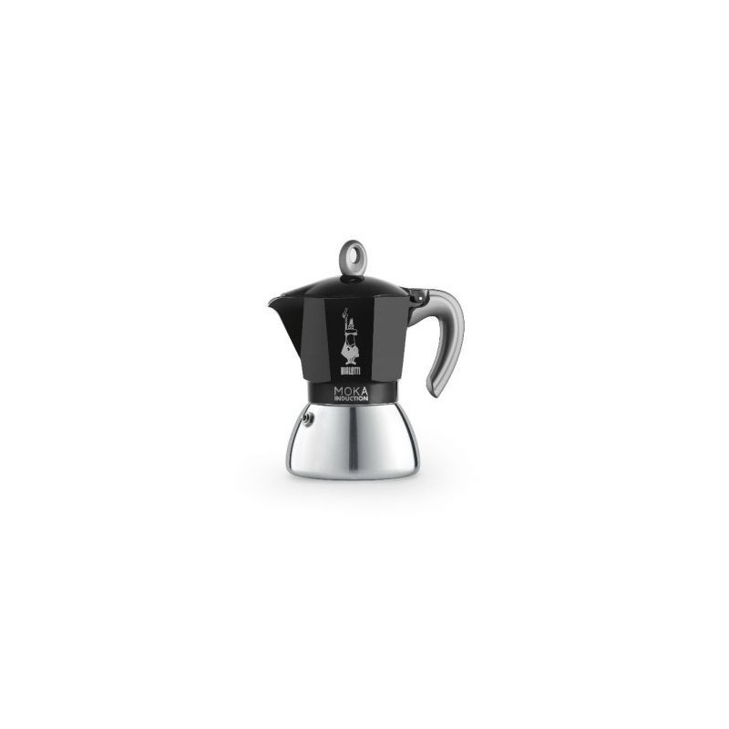 BIALETTI Cafetière induction Moka noire 6 tasses nouvelle version
