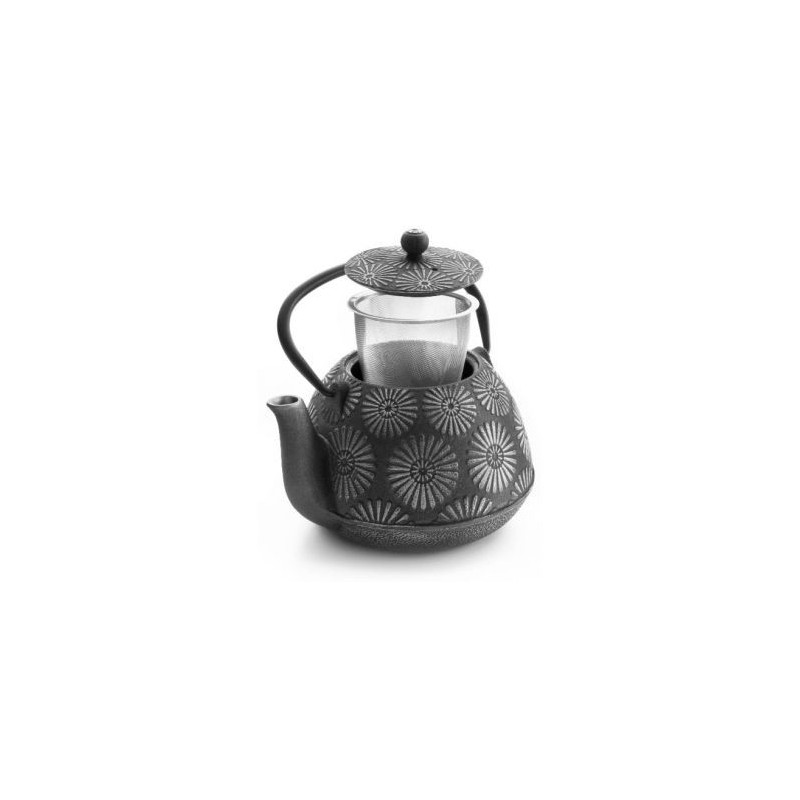 IBILI Théière 1.2l fonte interieur emaille Bali