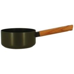 Casserole Ector 16cm alu revetu forge kaki manche bois