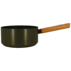 Casserole Ector 20cm alu revetu forge kaki manche bois