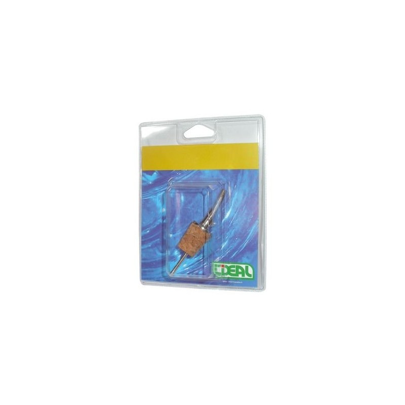 L'IDEAL Bouchon verseur courbe chrome liège bl.