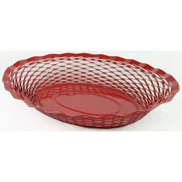 ROGER ORFEVRE Corbeille à pain 25 x 18 cm Rouge - Vintages