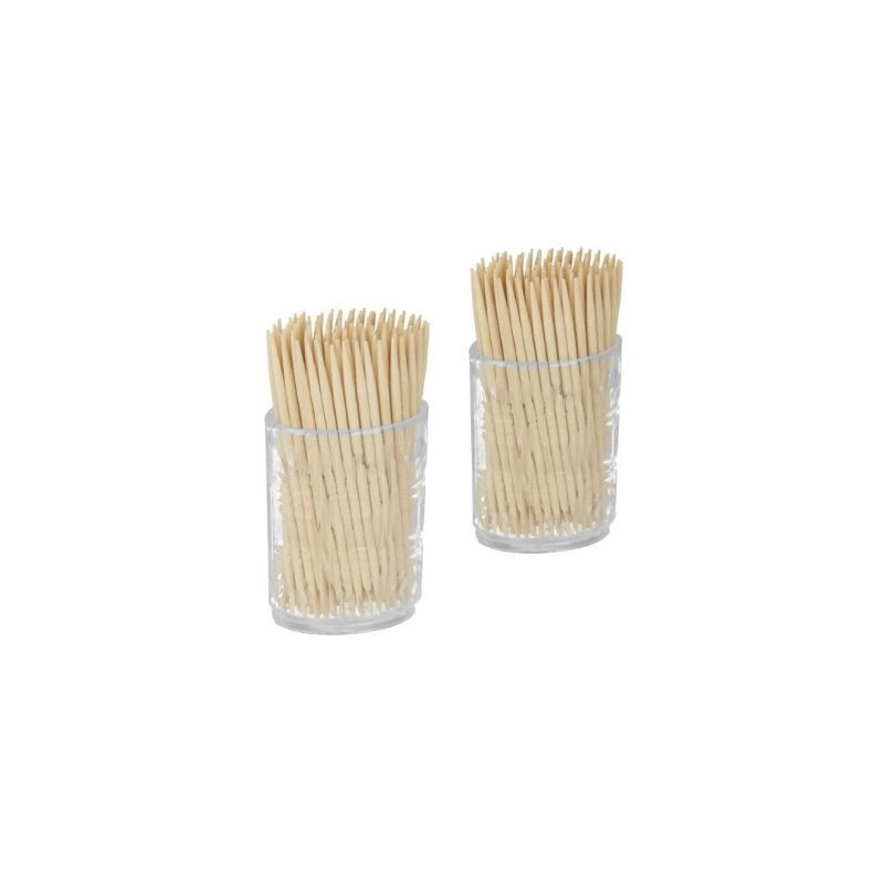 Metaltex Cure dents bois tonnelet 2x100 587010