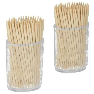 Metaltex Cure dents bois tonnelet 2x100 587010