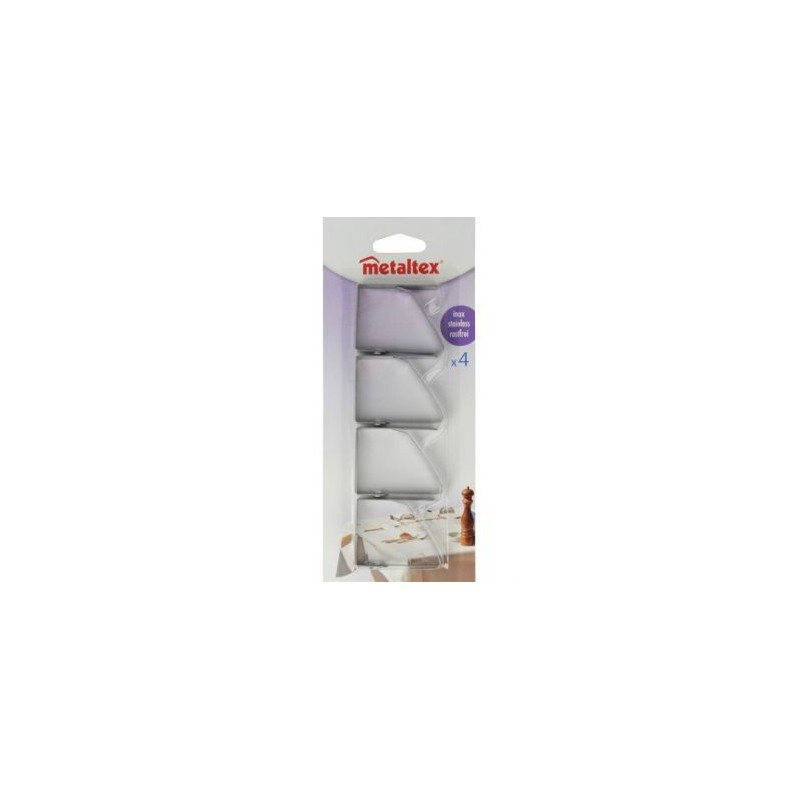 Metaltex Pince nappe inox x4 254500