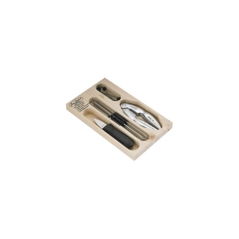 DUBOST COLAS PRADEL Coffret ustensiles fruits de mer en inox