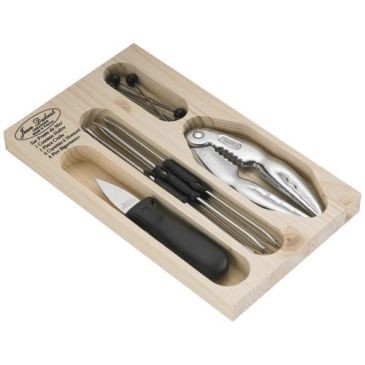 DUBOST COLAS PRADEL Coffret ustensiles fruits de mer en inox