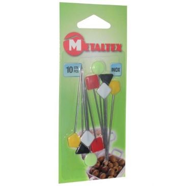 Metaltex Pique bigorneaux inox x10 blister