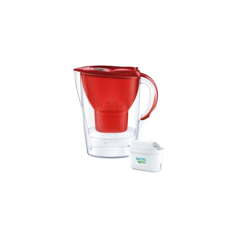 BRITA FRANCE Carafe Marella rouge 2.4L+ filtre a eau maxtra pro all-in-1