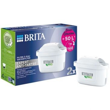 BRITA FRANCE Cartouche Maxtra pro expert anti-tartre pack de 2