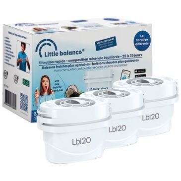 LITTLE BALANCE SAS Cartouche filtrante pack de 3