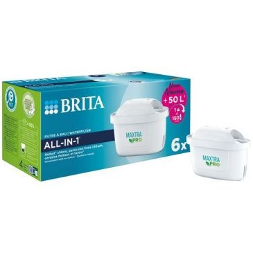 BRITA FRANCE Cartouche Maxtra pro all-in-1 pack de 6